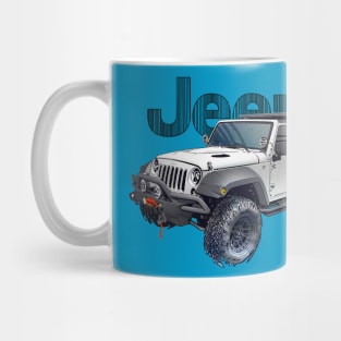 4dr JK – White Mug